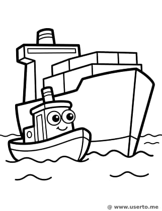 용감한 꼬마 예인선