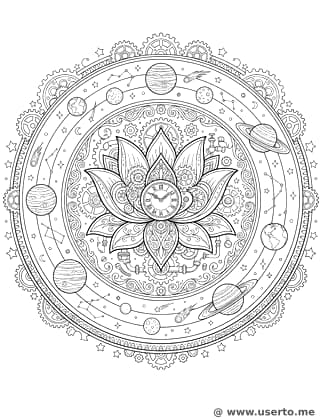 Galactic Clockwork Lotus