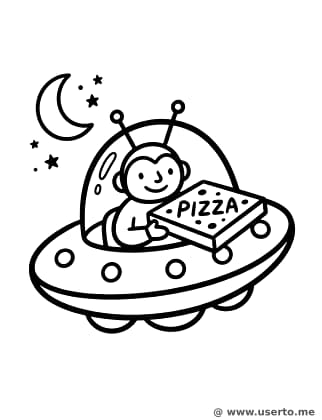 The Cosmic Pizza Delivery
