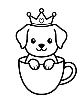 찻잔 속 강아지 공주