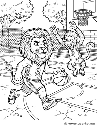 동물 올스타 농구 시합