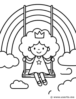 구름 공주님의 무지개 그네