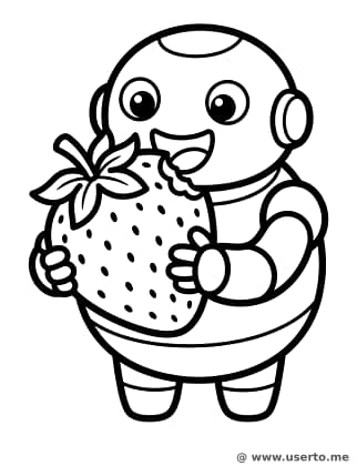 O lanche doce do Giggle-Bot