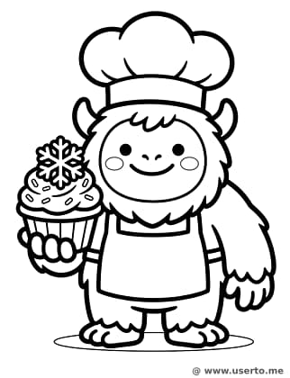 A Padaria de Flocos de Neve do Yeti Feliz