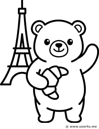 El Osito Feliz en la Torre Eiffel