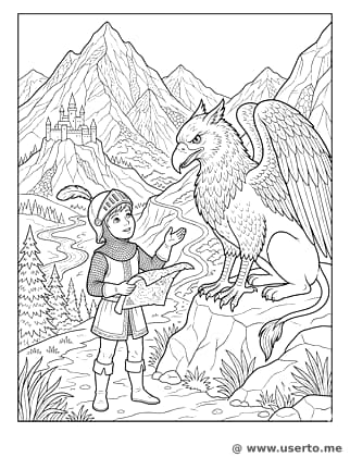 O Cavaleiro Corajoso e o Grifo