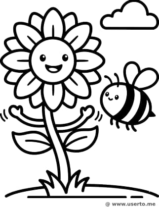 햇살 가득 춤추는 꽃