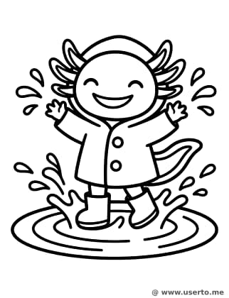 Rainy Day Axolotl