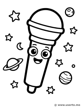 Galaxy Heart Microphone