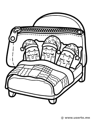 La camita estuche soñolienta