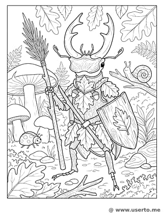 숲의 기사 사슴벌레