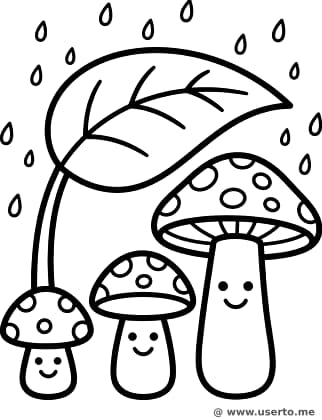 Mushroom Rain Shelter