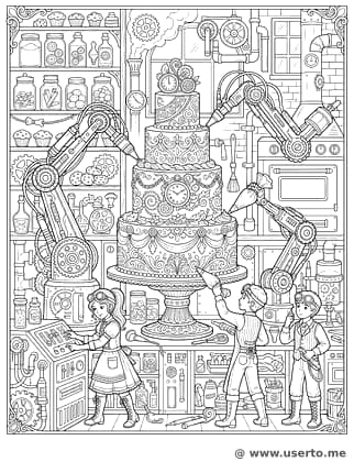 La Máquina de Pasteles Steampunk