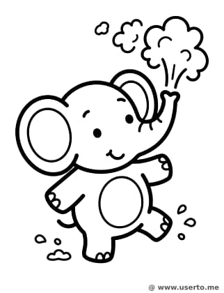 Das Farbenfest des kleinen Elefanten