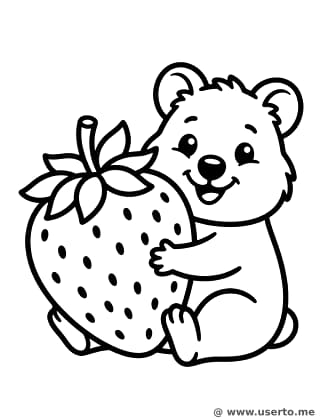 O Lanche de Morango Gigante do Quokka