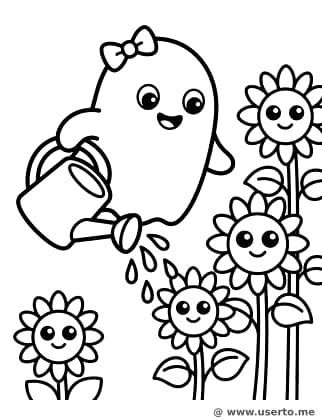 The Friendly Ghost Gardener