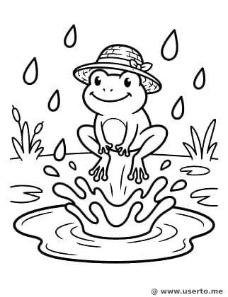 Frog's Monsoon Puddle Jump