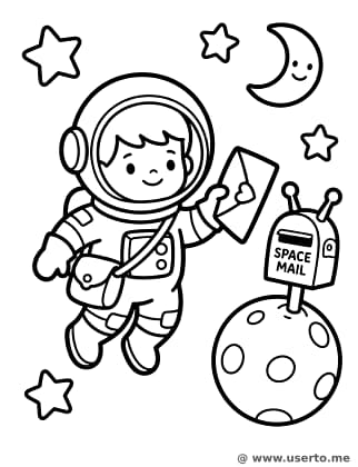 Entrega del Cartero Espacial