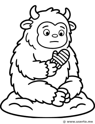 El lío del Yeti con el guante diminuto