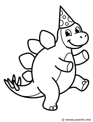 파티 모자 쓴 스테고