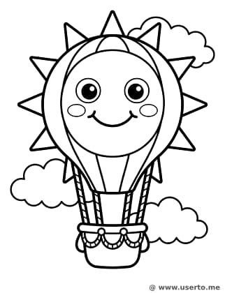 Globo Aerostático Cara de Sol