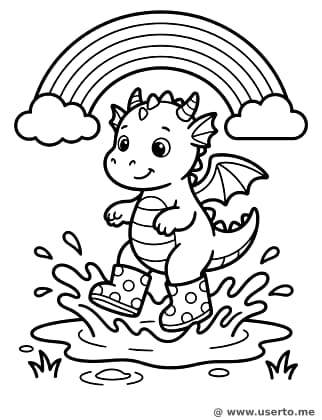 Dragon's Rainbow Puddle