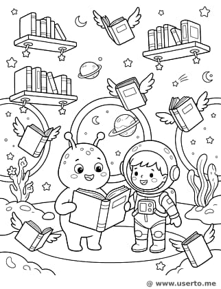 Die schwebende Sternenbibliothek