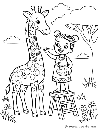 African Savanna Princess at Sunset