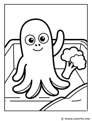 Bento Octopus Sausage Wave