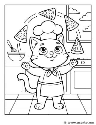 Der Pizzateig-Jongleur