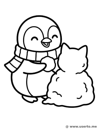 펭귄의 눈 고양이 친구