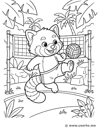 Red Panda's Sepak Takraw Kick