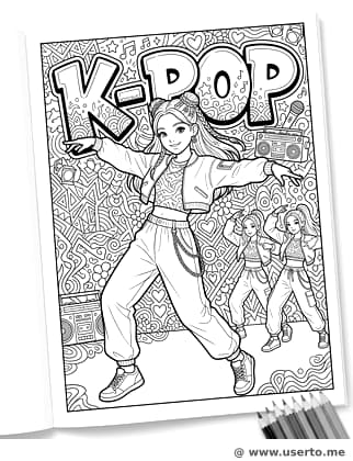 Dynamic K-Pop Dancer