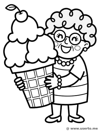 아이스크림 할머니