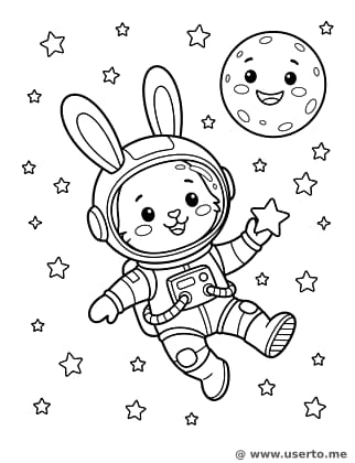 꿈꾸는 우주비행사 토끼