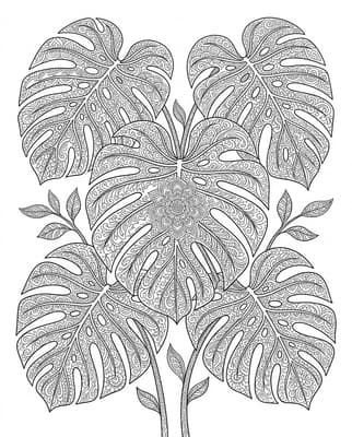 비밀의 정원 몬스테라