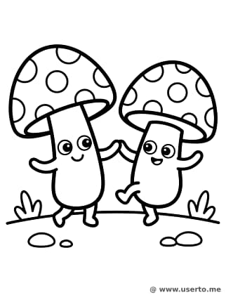 Cogumelos Dançantes da Floresta