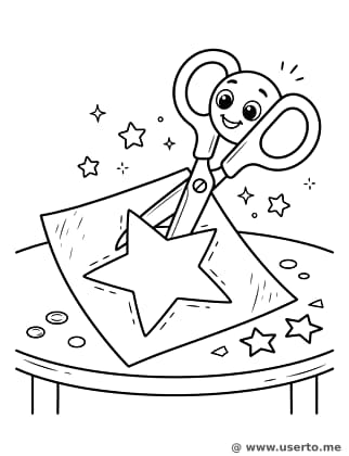 Magic Scissors' Starry Art