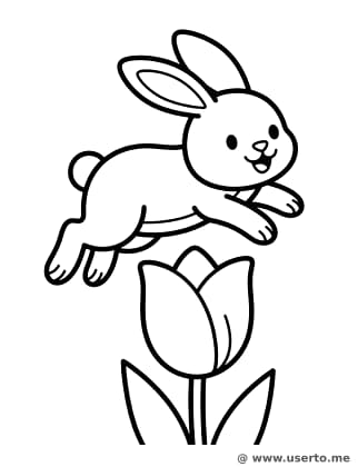 Cheerful Spring Bunny