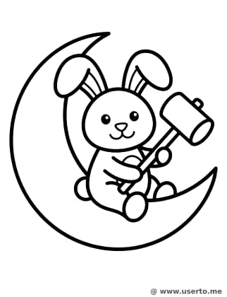 Die süßen Leckereien des Mondhasen