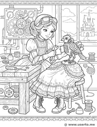 Princesa Inventora Steampunk