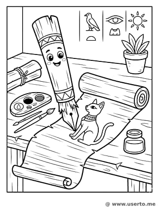 A Caneta Mágica do Antigo Escriba