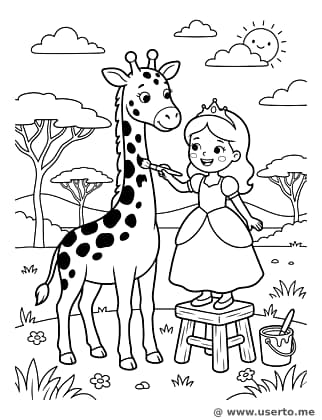 사바나 태양 공주님