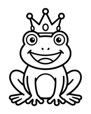 Frog Princess in a Crown