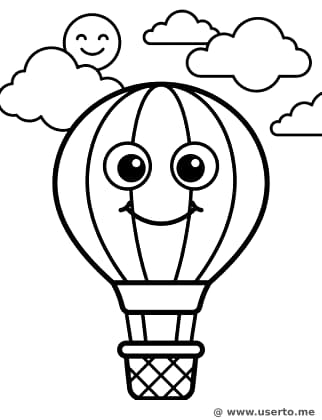 싱글벙글 열기구