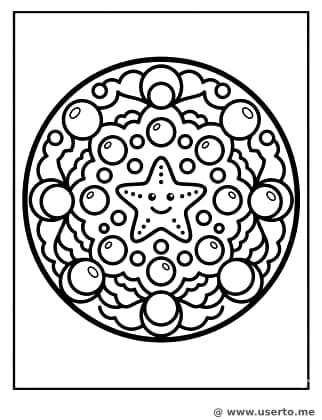 Mandala Giratória de Estrela-do-Mar