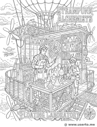 Das Labor des mechanischen Alchemisten