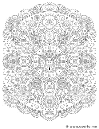 Intricate Steampunk Clockwork