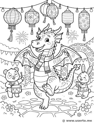 Magical Lunar New Year Dragon