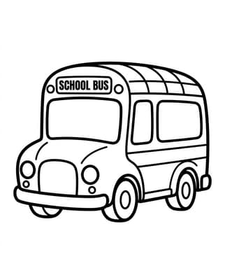 귀여운 꼬마 버스